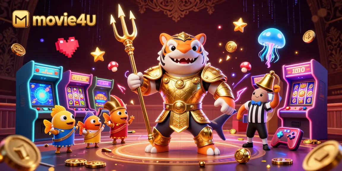 Experience thrilling gameplay with movie4u's exciting gambling arcade featuring vibrant characters and dynamic elements.