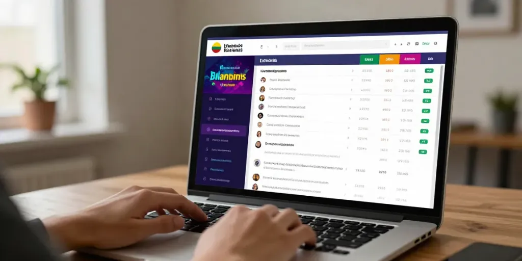 Engaging overview of operatoriu-apzvalgos.lt showcasing licensed gambling ratings and reviews.
