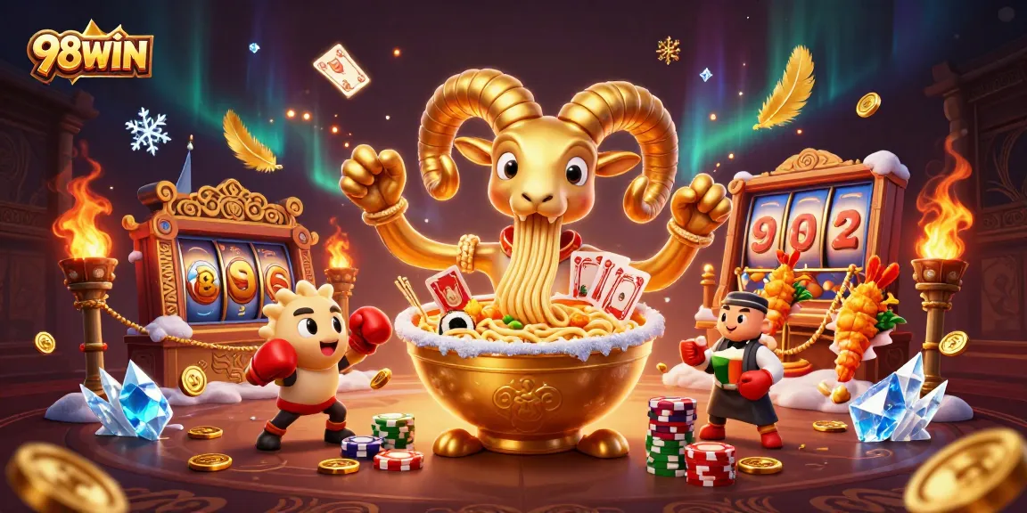 Engage with thrilling gameplay experiences at 98WIN featuring vibrant 3D characters and dynamic casino elements.