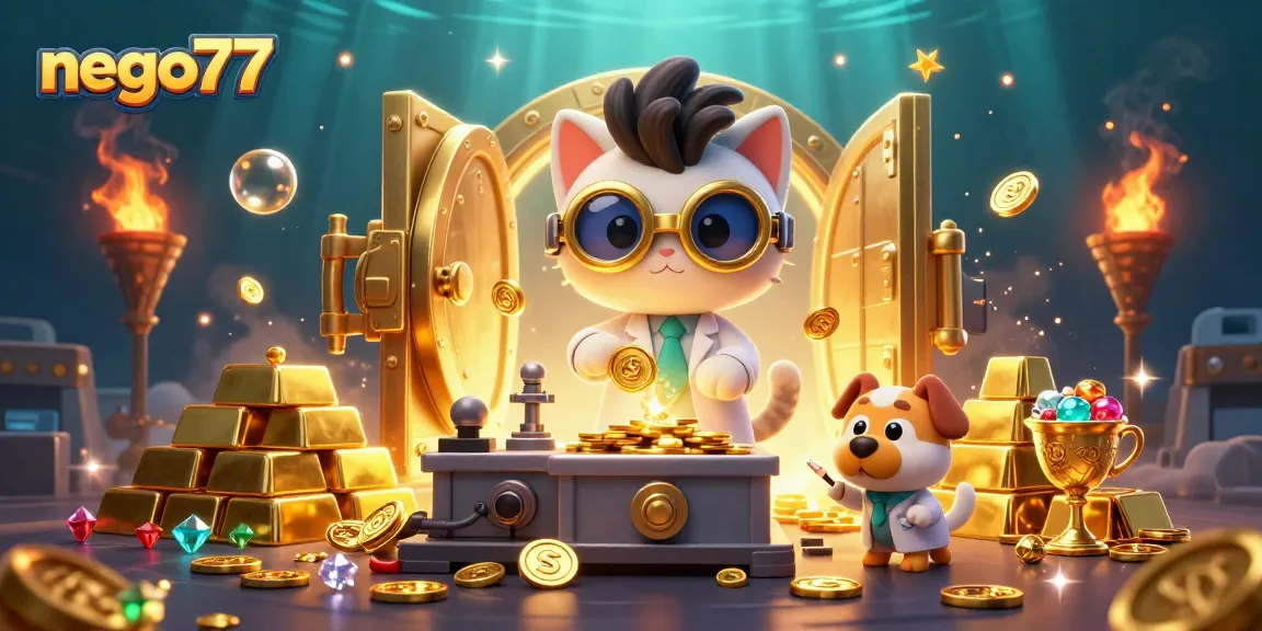 Nego77 launches thrilling adventures in a 3D cartoon world filled with treasures and casino excitement