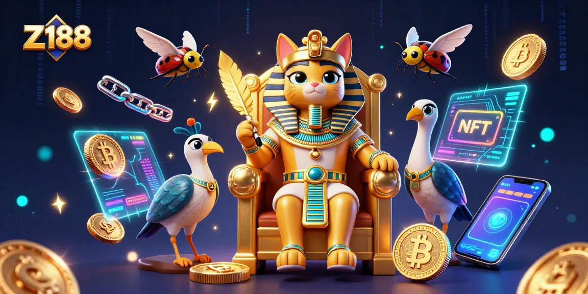 Experience gaming excitement with Z188 through a vibrant online casino environment filled with rich illustrations.