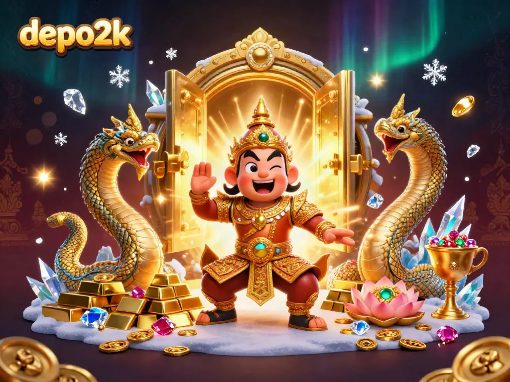 Engage with the vibrant world of depo2k slots featuring rich treasures, gems, and captivating characters.