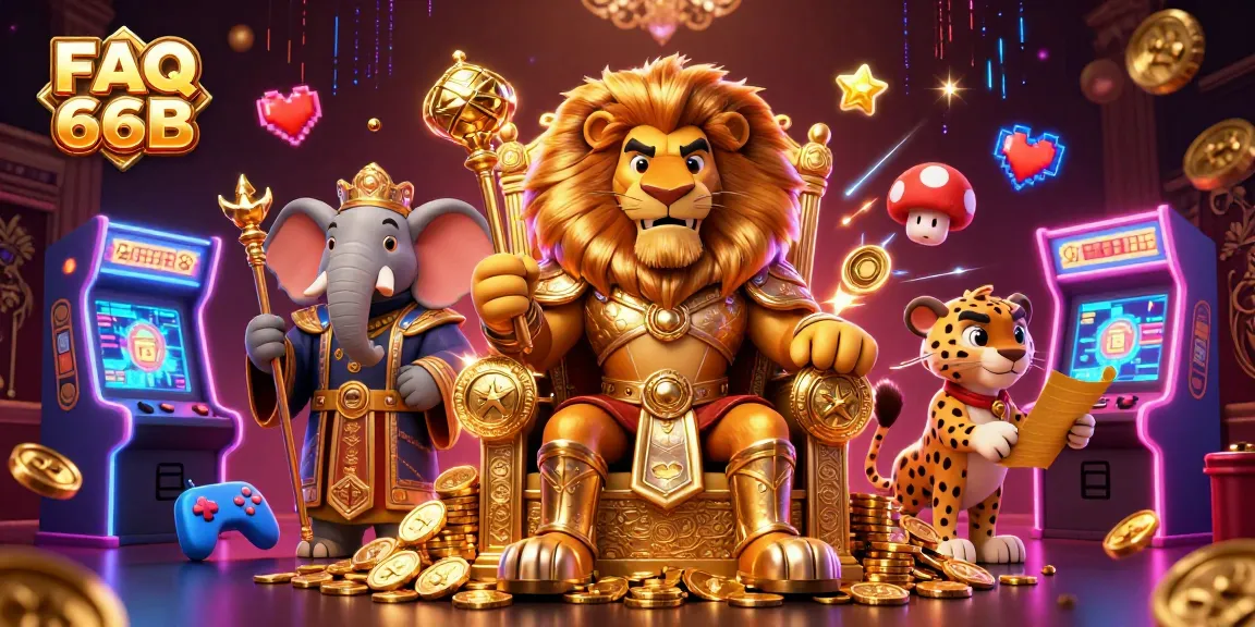 Engage with FAQ 66B as the lion king and advisors guide players through dynamic casino strategies.