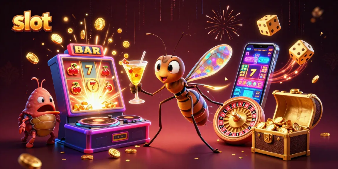 Experience the excitement of slot machines with vibrant visuals and dynamic characters.
