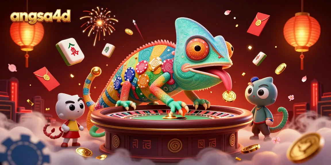 Engage with angsa4d in a vibrant 3D casino scene filled with action and lucky symbols.