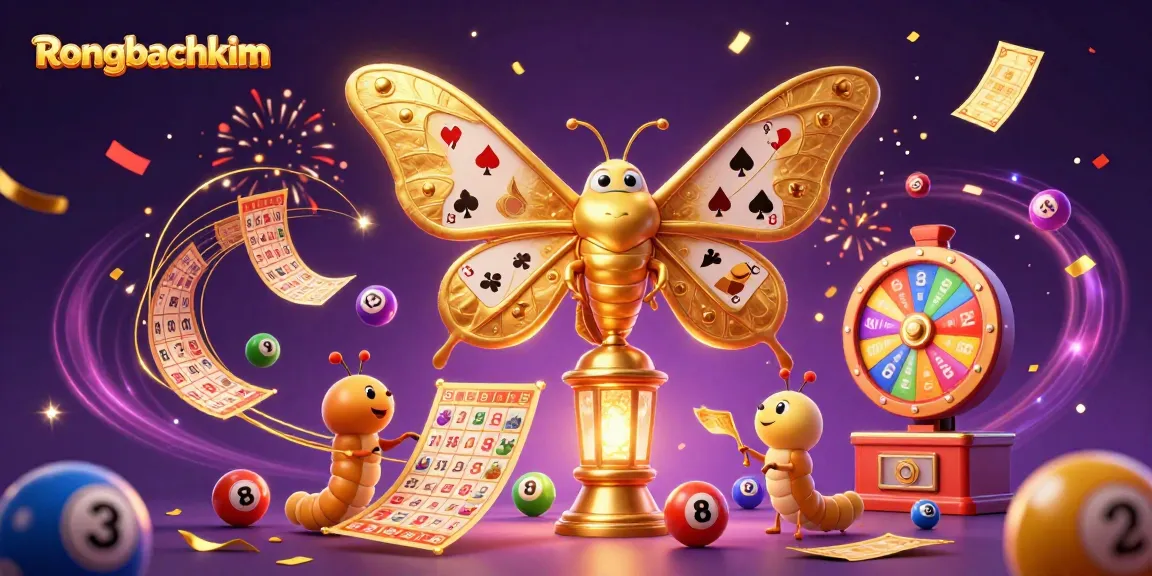 Engage with Rongbachkim lottery magic through vibrant illustrations and dynamic elements.