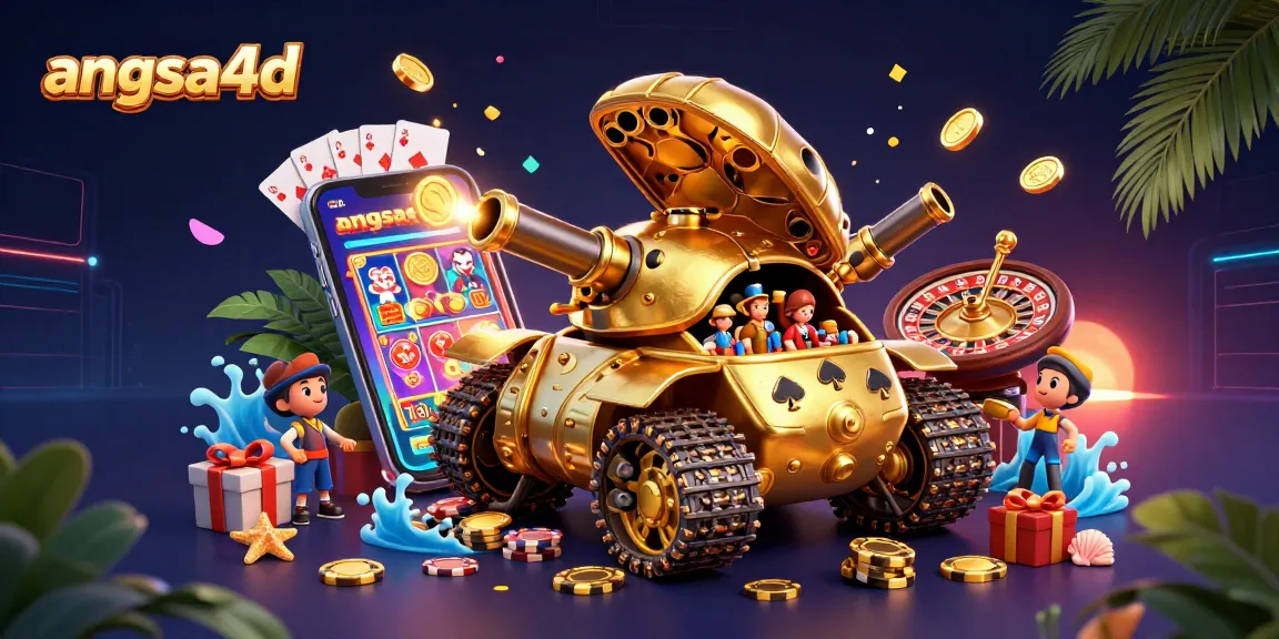 Play exciting slot games on angsa4d with vibrant visuals and dynamic casino elements in a lively setting.