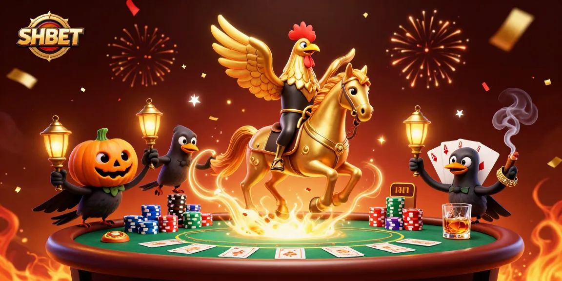 SHBET players engaging in a vibrant casino scene, capturing the thrill of online betting