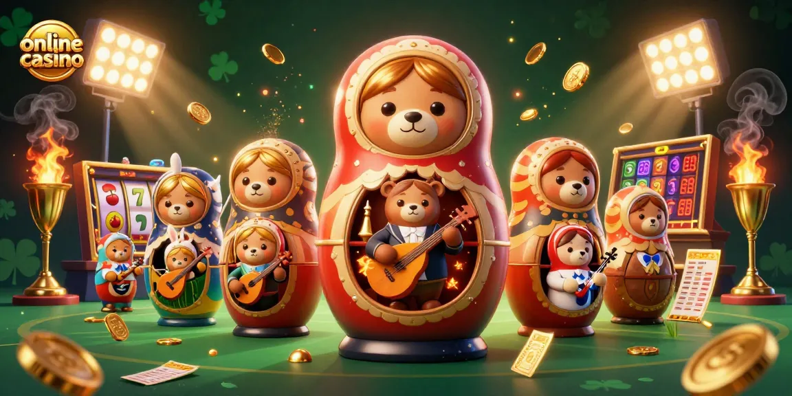 Engage with the online casino experience featuring a vibrant 3D scene of exciting gaming dynamics.