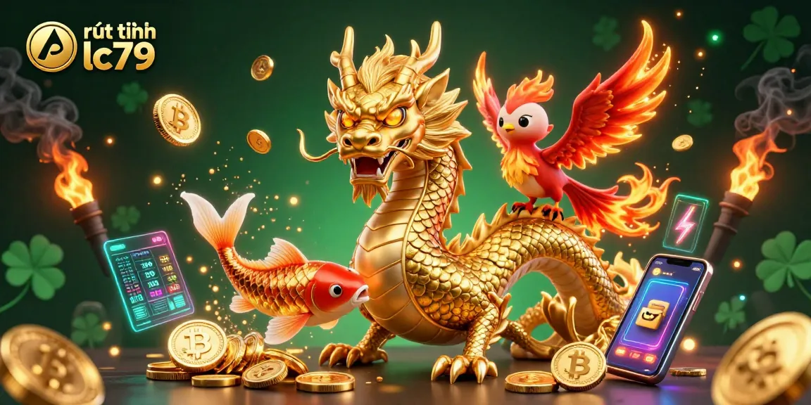 Khám phá rút tiền lc79 với hình ảnh trò chơi và biểu tượng may mắn trong không gian ảo mượt mà.