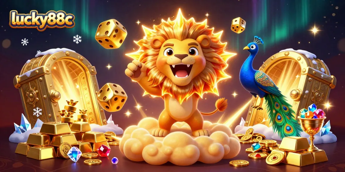 Experience winning strategies with lucky88c at a vibrant online casino hub adorned with treasures.