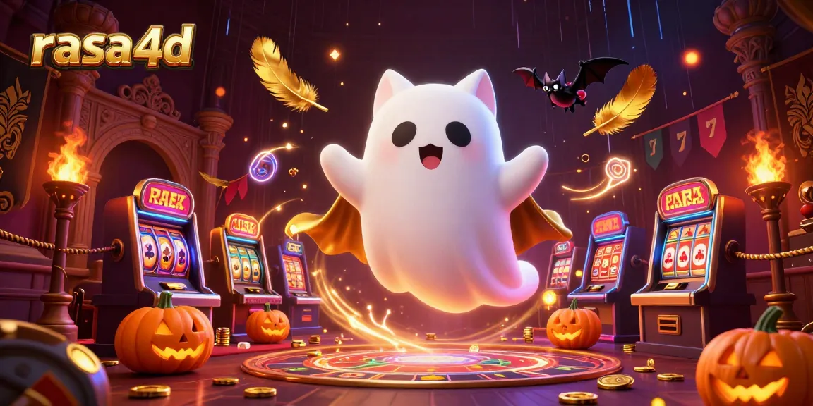Rasa4d menghadirkan pengalaman bermain slot dengan karakter kucing hantu yang menyenangkan.