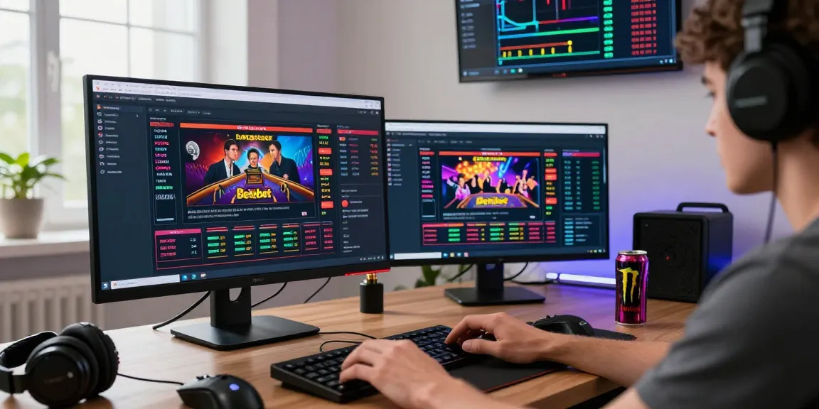 Engaging online betting experience with Betebet interface showing live casino and betting odds.