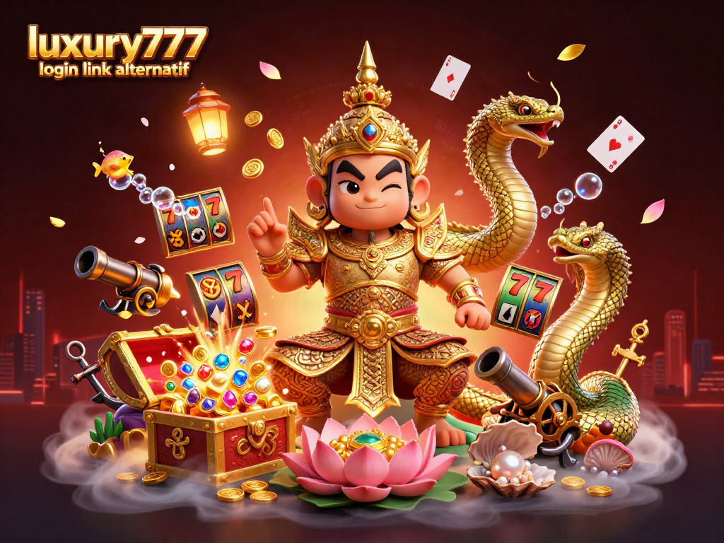 Link alternatif login luxury777 untuk pengalaman kasino profesional dengan simbol keberuntungan dan permainan yang seru