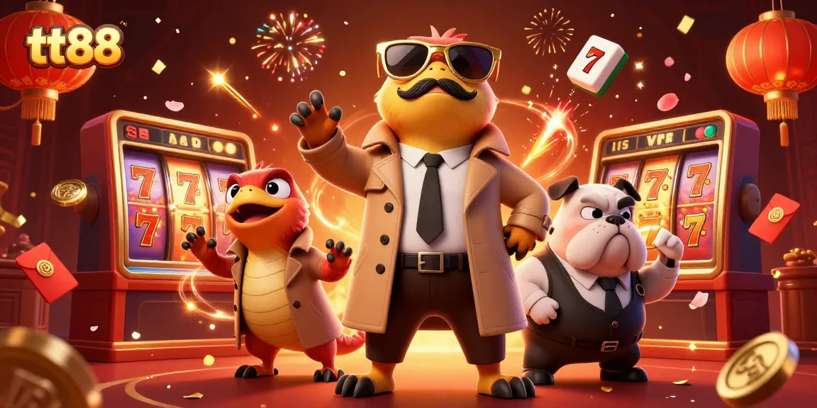 Experience thrilling slot games at tt88 with raptors exploring a VIP casino lounge.
