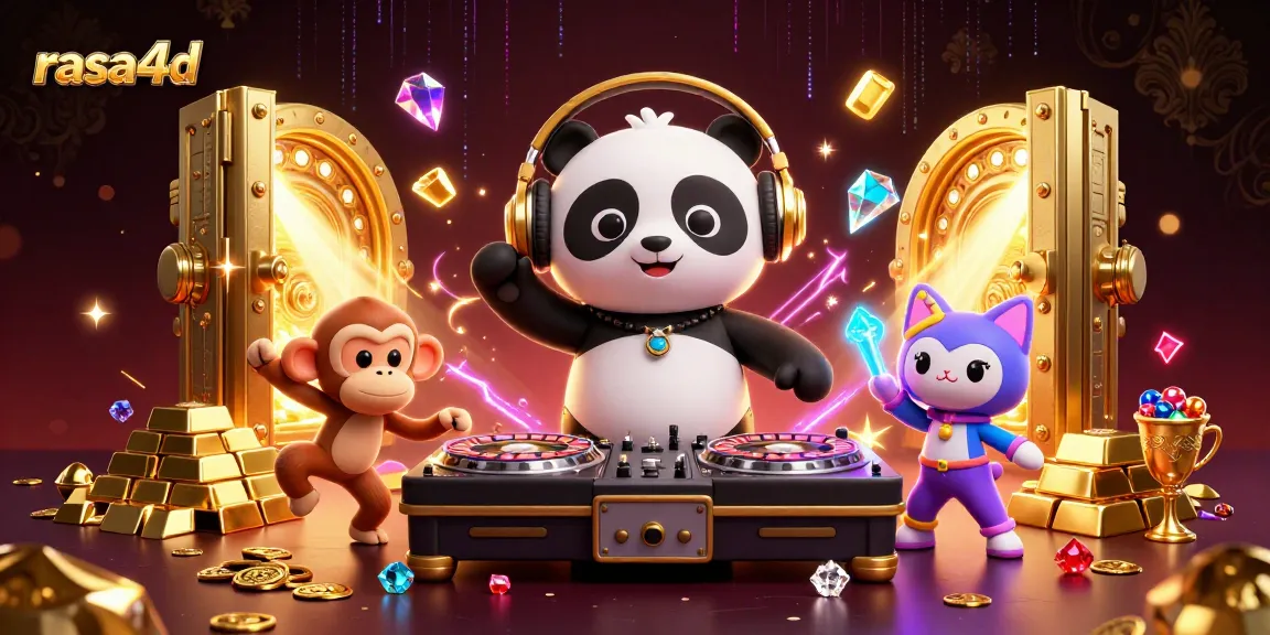 Raih kemenangan di kasino dengan rasa4d, DJ panda beraksi dan suasana meriah!