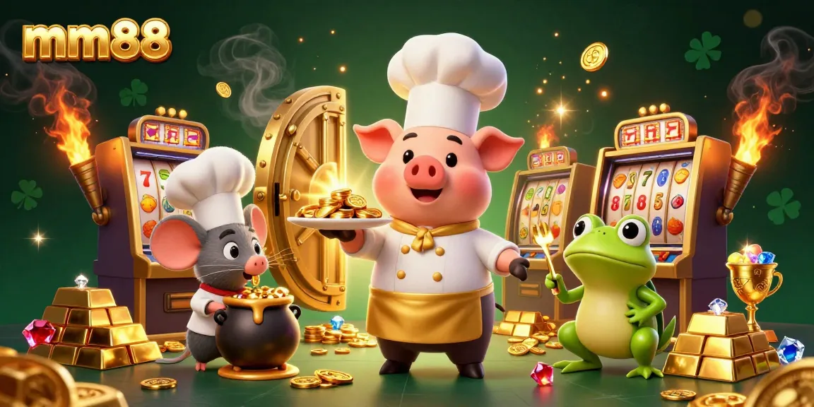 Experience mm88's vibrant casino world where entertainment meets fortune in dynamic 3D