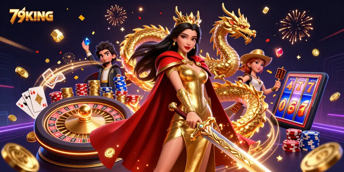 Experience the excitement of 79KING with vibrant casino elements and thrilling gameplay.
