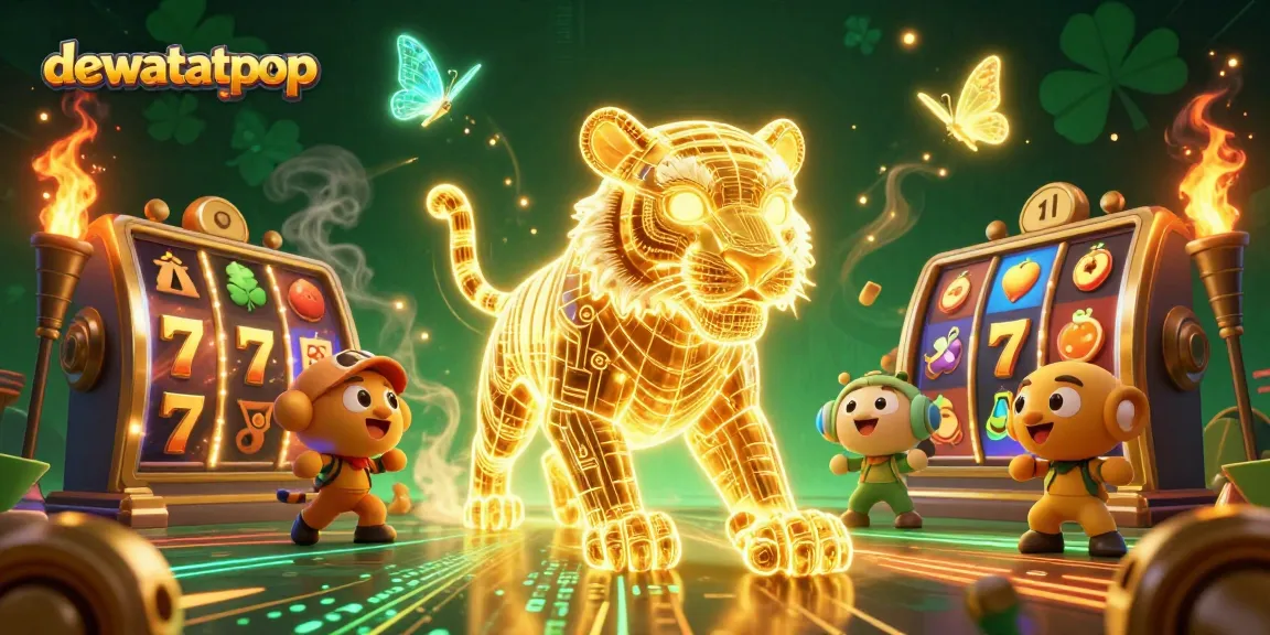 Top up kebutuhan game dengan dewatatopup yang cepat dan aman dalam ilustrasi kasino digital.