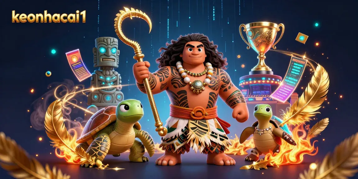Experience keonhacai1 with a dynamic sports betting illustration featuring a hawk demigod and vibrant elements.