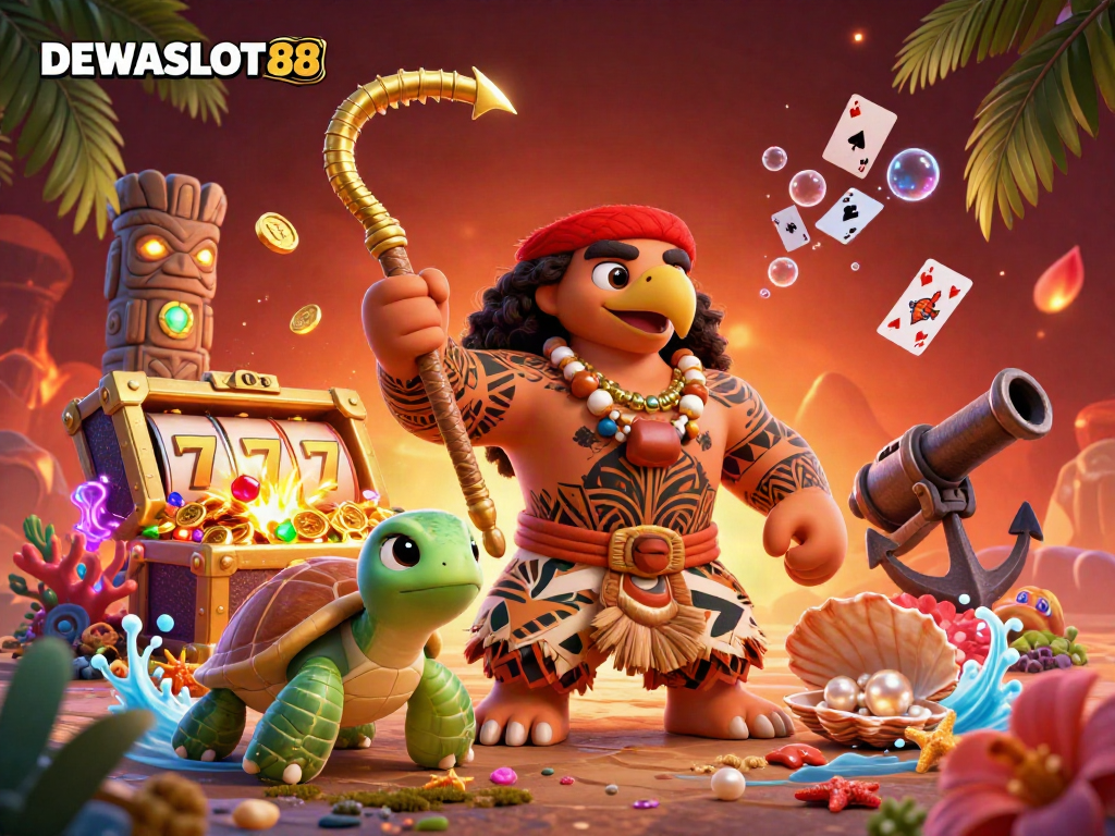 Experience winning strategies with DEWASLOT88 through vibrant 3D representations of festive casino gameplay.