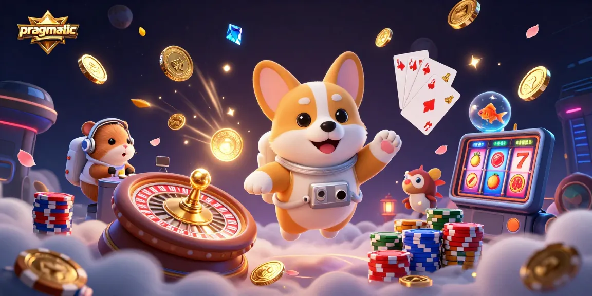 Experience exhilarating gameplay with pragmatic slots in this vivid casino scene, engaging and lively.