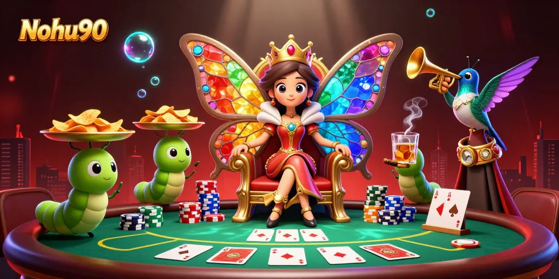 Nohu90 brings thrilling poker action with vibrant characters and dynamic elements.