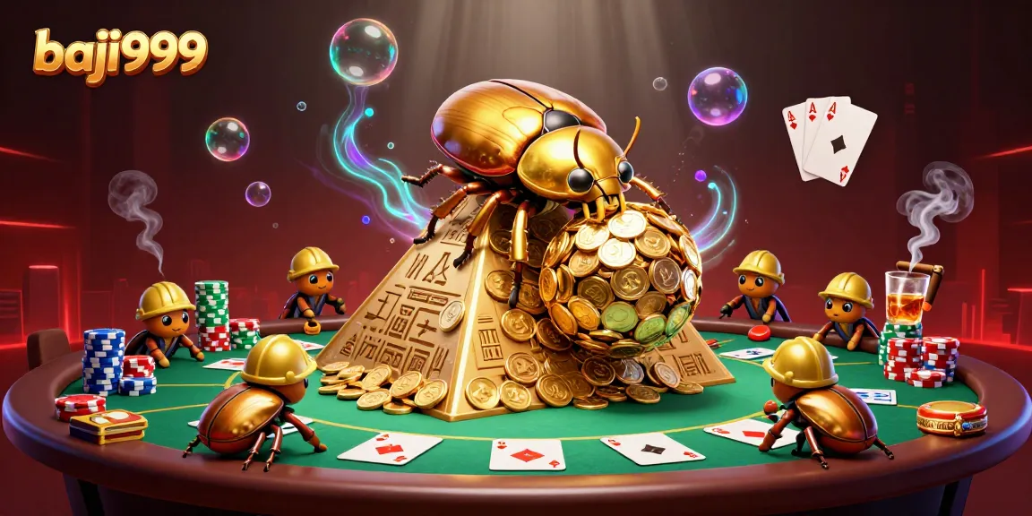 Spin and win with baji999 as the golden beetles embark on a thrilling casino adventure!