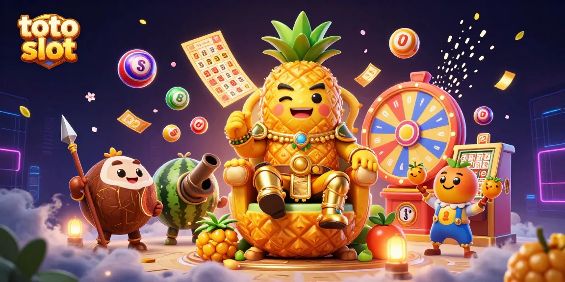 Experience vibrant gameplay with toto slot in this rich 3D illustration featuring energetic characters and dynamic casino elements.