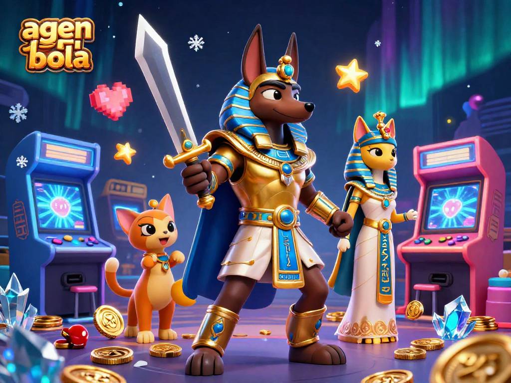 Place bets and enjoy gaming with agen judi bola featuring 3D characters and immersive casino elements.