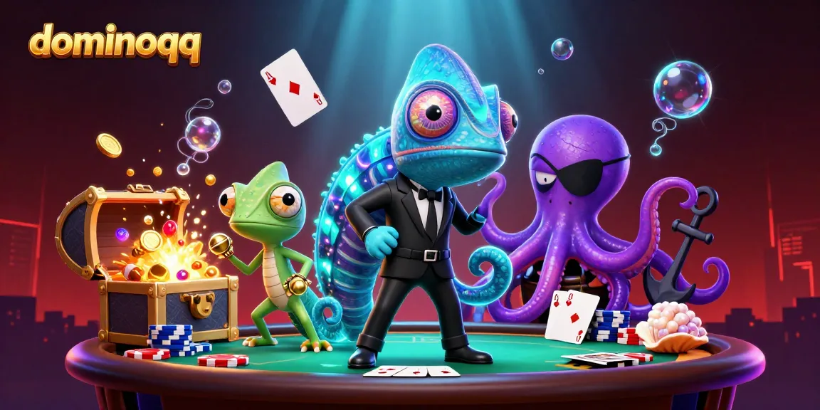 Experience thrilling action with dominoqq while enjoying poker elements in a vibrant underwater world.