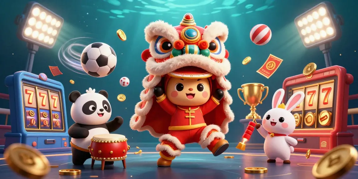 MAY88 offers thrilling slot games in a vibrant scene with animated characters and visuals.