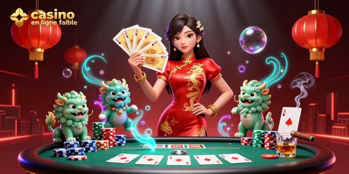 Vivez le frisson du casino en ligne fiable avec des personnages vibrants et une scène de jeu dynamique.