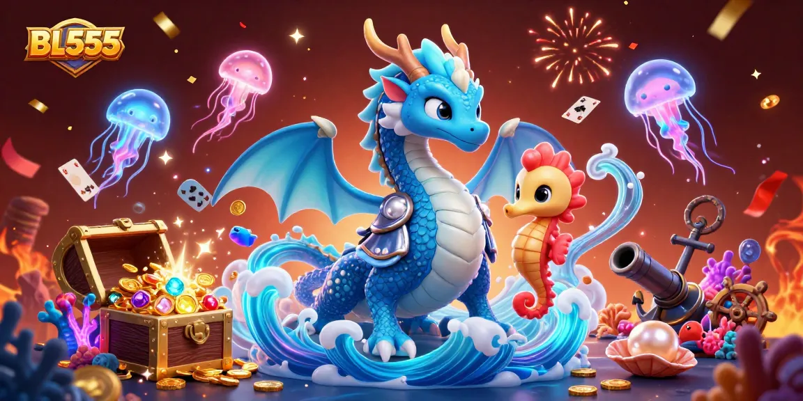 Engage with BL555's thrilling underwater casino adventure featuring radiant treasure and playful creatures.