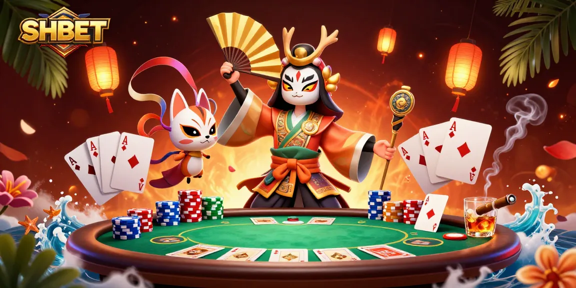 Experience thrilling action at SHBET with vibrant 3D casino elements and dynamic characters.