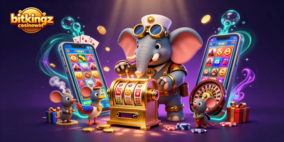 bitkingzcasinowin begeistert mit bunten Slot-Spielen und dem charmanten Steampunk-Design.