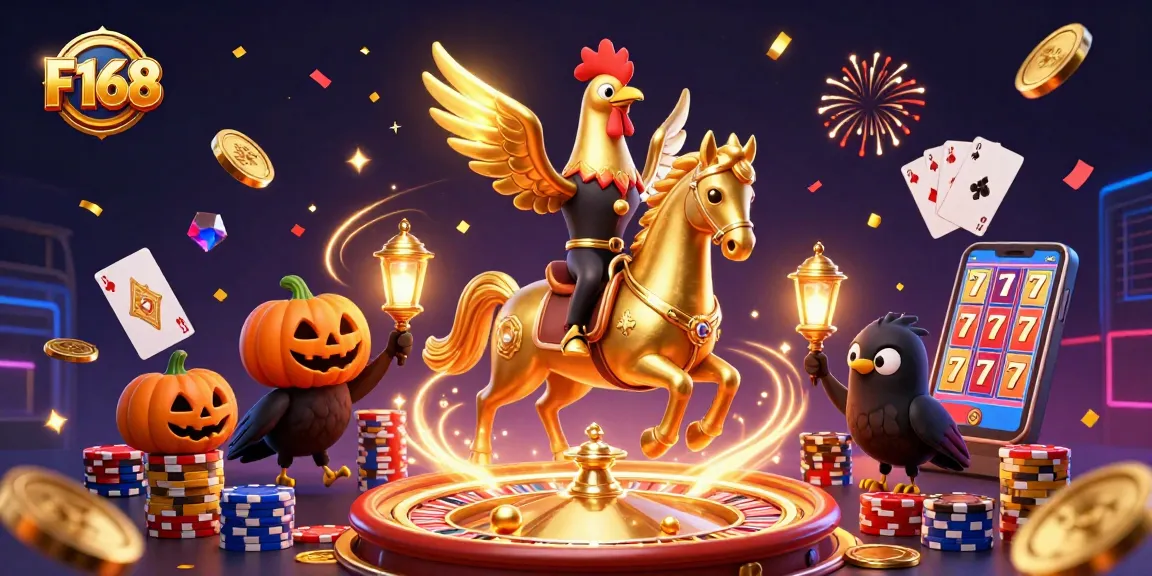 Experience thrilling gameplay at F168 with magical elements in an immersive casino scene.