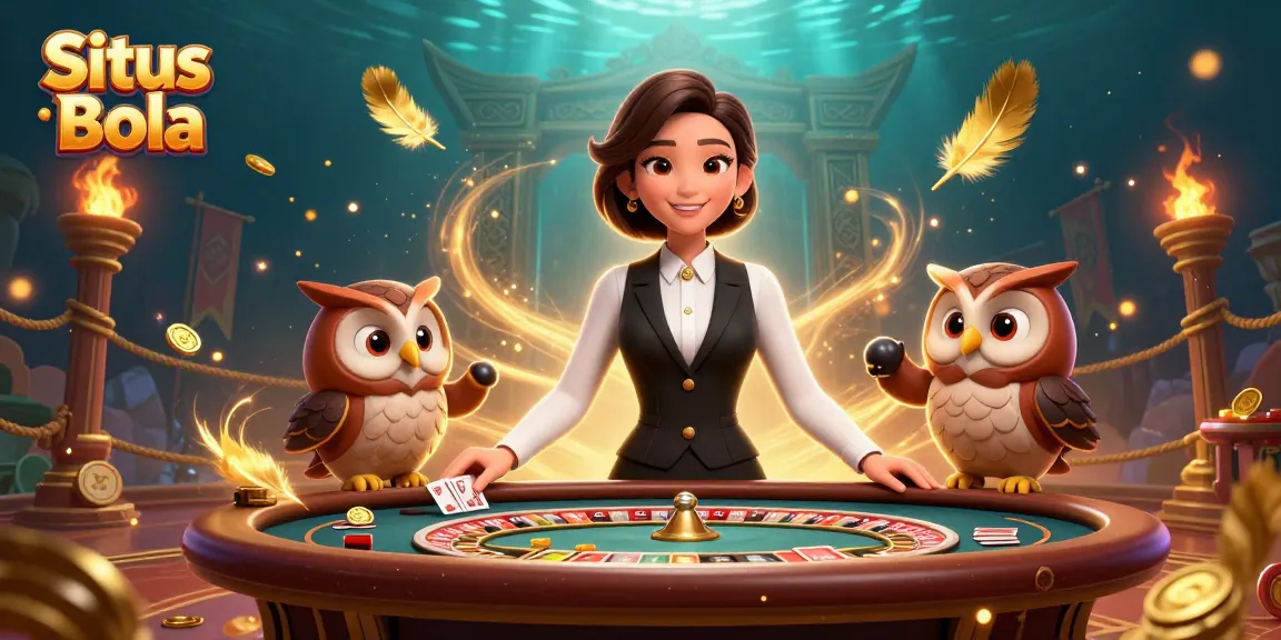 Experience Situs Bola excitement with a skilled dealer and dynamic gaming atmosphere.