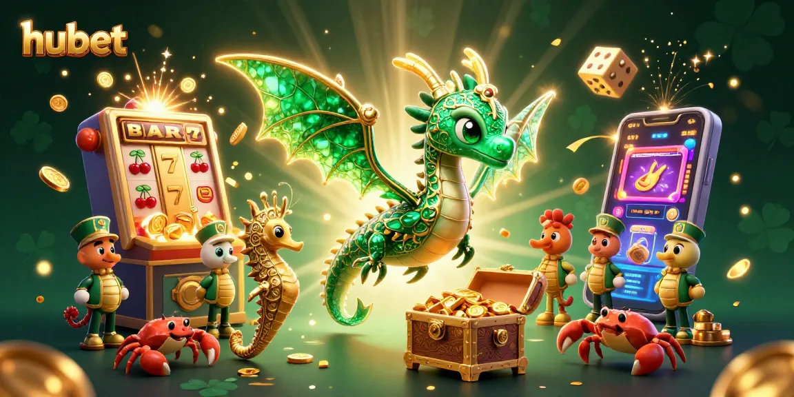 Experience thrilling gameplay at hubet with a magical 3D dragon amidst a jackpot explosion!