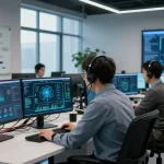 레플리카 사이트 보안 검사를 위한 사이버 보안 분석가의 전문적인 작업 환경