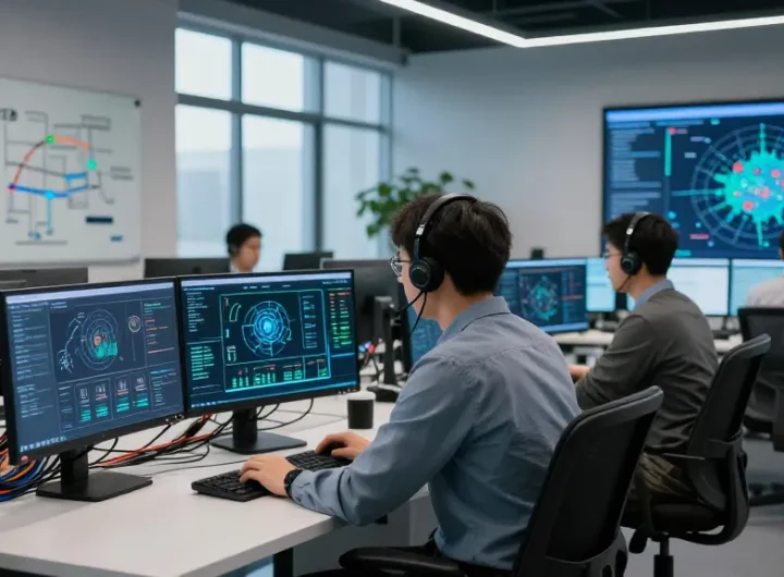 레플리카 사이트 보안 검사를 위한 사이버 보안 분석가의 전문적인 작업 환경