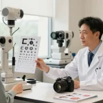 Consultation at SNU Eye Clinic focusing on personalized eye care solutions with advanced technology.